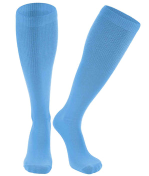 TCK socks Columbia Blue / Large Sport Light Team Uniform Tube Socks - Solid Colors by TCK