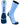 TCK socks Columbia Blue/Navy / Large Midline Lacrosse Logo Crew Socks