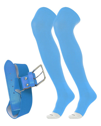 Prosport Over the Knee Socks and Belt | Uniform Combo Set