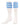 TCK socks Columbia Blue / Small Retro 3 Stripe OTC Tube Socks