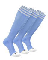 TCK socks Columbia Blue/White 3-Pack / X-Small Prosport Trio Striped Socks