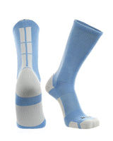 TCK socks Columbia Blue/White / Large Crew Socks Baseline 3.0 Adult Sizes Team Colors