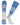 TCK socks Columbia Blue/White / Large TCK Baseball Stirrup Socks with Stripes Pattern B