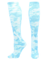 TCK socks Columbia Blue/White / Small Tie Dye Multisport Tube Socks