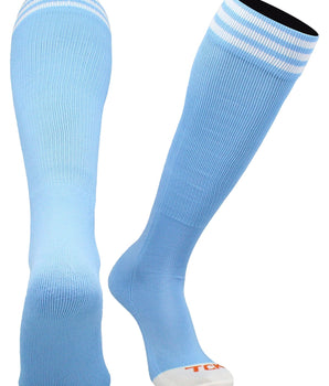 TCK socks Columbia Blue/White / X-Small Prosport Striped Over the Calf Tube Socks