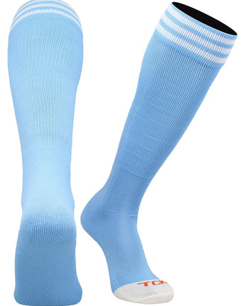 TCK socks Columbia Blue/White / X-Small Prosport Striped Over the Calf Tube Socks