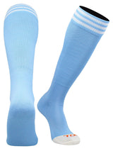 TCK socks Columbia Blue/White / X-Small Prosport Striped Over the Calf Tube Socks
