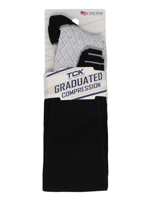 TCK socks Compression Socks For Women and Men, Over the Calf Graduated Compression 8-15 mmHg 20-30 mmHg
