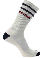 NCAA Vintage College Striped Socks - UConn Huskies (Large)