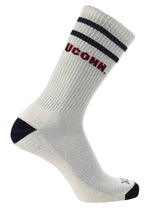 NCAA Vintage College Striped Socks - UConn Huskies (Large)