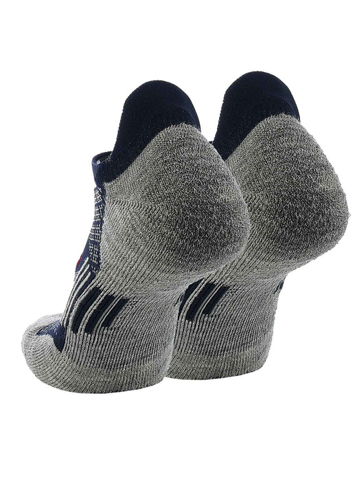 TCK socks Connecticut Huskies No Show Socks with Tab - Performance Socks That Say Hidden