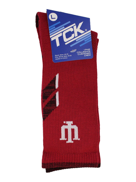 TCK socks Crimson/Black / Large Indiana Hoosiers Socks University of Indiana Hoosiers Champion Crew Socks