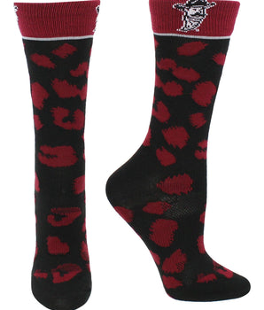 TCK socks Crimson/Black / Medium New Mexico State Aggies Socks Womens Savage Crew Socks