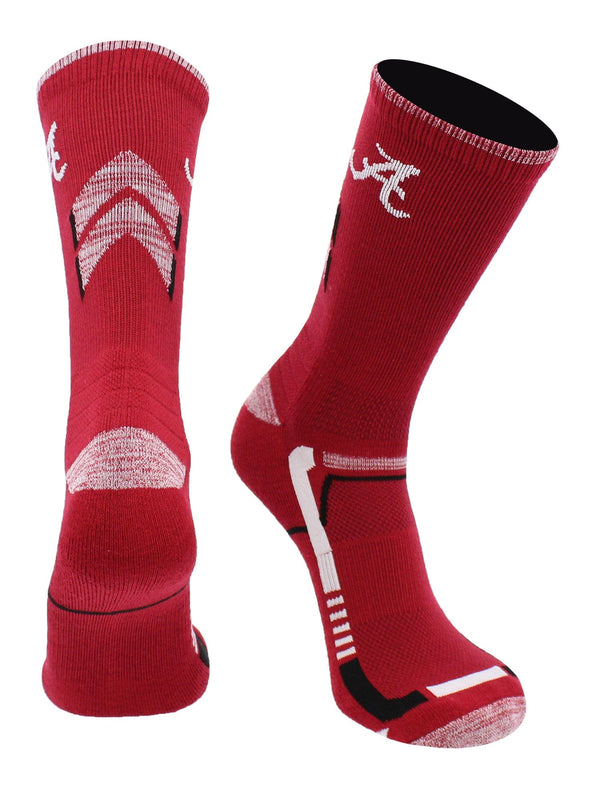 TCK socks Crimson/White / Large Alabama Crimson Tide Socks University of Alabama Crimson Tide Champion Crew Socks