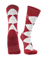 TCK socks Crimson/White / Large Oklahoma Sooners Argyle Dress Socks – Collegiate Crew