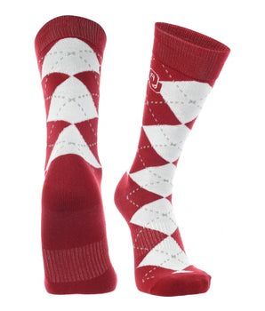 TCK socks Crimson/White / Large Oklahoma Sooners Argyle Dress Socks – Collegiate Crew