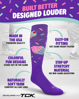 TCK socks Cupcake Athletic Knee High Socks