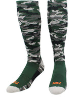 TCK socks Dark Green Camo / Large Elite Performance Camo Over The Calf Socks