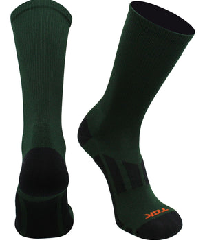 TCK socks Dark Green / Large Elite Performance 2.0 Crew Socks For Sports