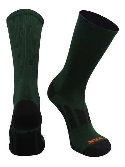 TCK socks Dark Green / Large Elite Performance 2.0 Crew Socks For Sports