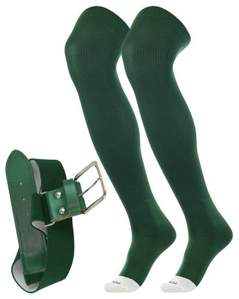 Prosport Over the Knee Socks and Belt | Uniform Combo Set