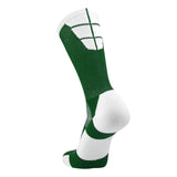 TCK socks Dark Green/White / Large Goalline 2.0 Football Socks Crew Length