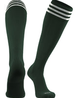 TCK socks Dark Green/White / Medium Finale 3-Stripe Soccer Socks