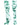 TCK socks Dark Green/White / Small Tie Dye Multisport Tube Socks