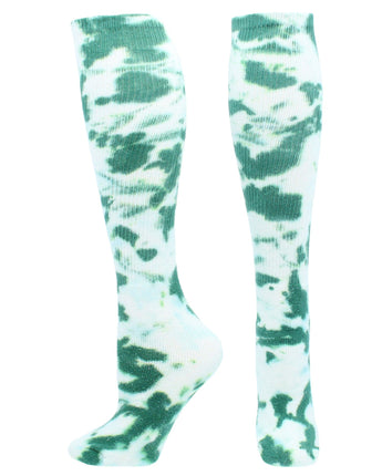 TCK socks Dark Green/White / Small Tie Dye Multisport Tube Socks