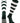 TCK socks Dark Green/White / X-Large Hoop Striped Rugby Socks