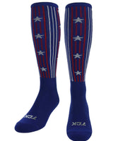 Stars & Stripes Athletic Knee High Socks