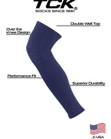 TCK socks Defender Padded Knit Leg Sleeves Over the Knee