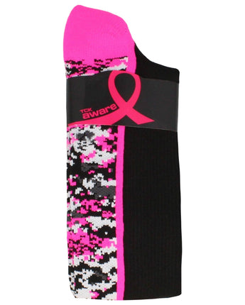 TCK socks Digital Camo Aware Over the Calf Socks Pink Ribbon Softball Soccer Football