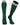 TCK socks Dk Green White / Large Euro Style 3 Stripe Soccer Socks With Fold Down Top