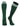 TCK socks Dk Green White / Large Euro Style 3 Stripe Soccer Socks With Fold Down Top