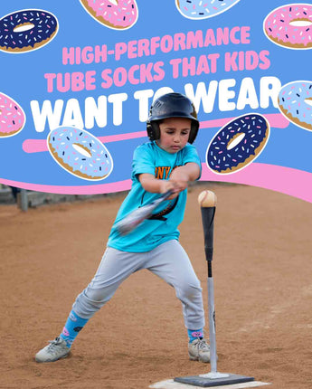 TCK socks Donut All-Over Tube Socks