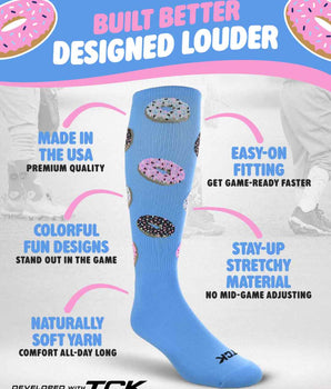 TCK socks Donut Athletic Knee High Socks
