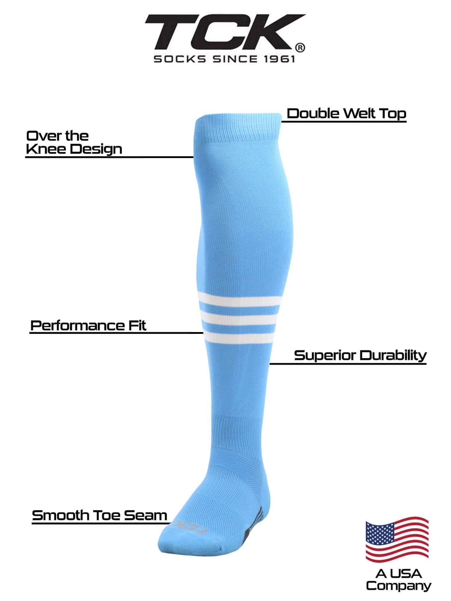 Sof Sole RBI Baseball sur l'équipe de veau Athletic Performance Chaussettes pour homme et Jeunesse, 2-pack - bleu Sof Sole RBI Baseball sur l'équipe de veau Athletic Performance Chaussettes pour homme et Jeunesse, 2-pack - bleu