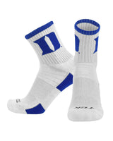 TCK socks Duke Blue Devils / Large TCK Duke Blue Devils Quarter Socks - Made in USA