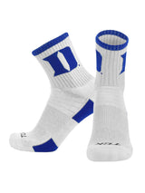 TCK socks Duke Blue Devils / Large TCK Duke Blue Devils Quarter Socks - Made in USA