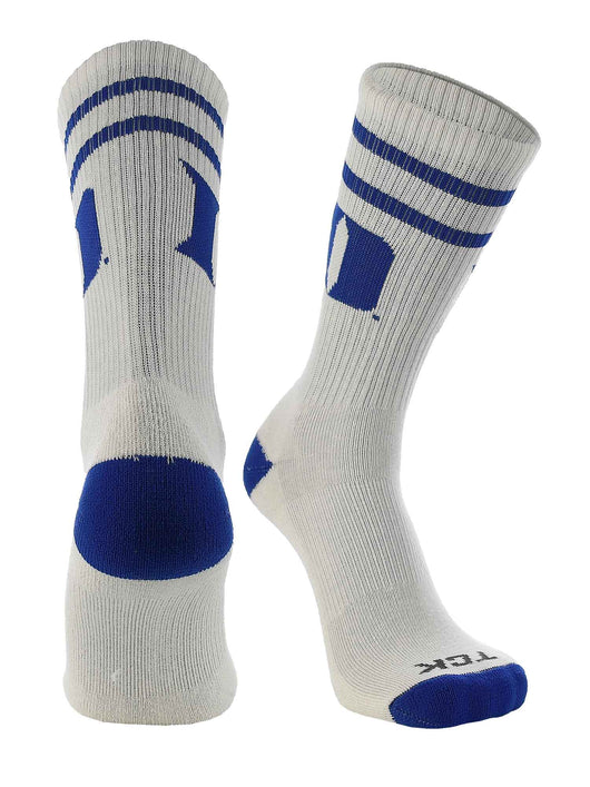 TCK socks Duke Blue Devils / Large Vintage Duke Blue Devils Socks NCAA Socks For Men and Womens Soft Cotton Sock
