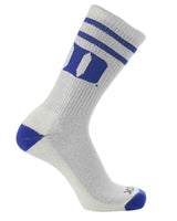 NCAA Vintage College Striped Socks - Duke Blue Devils (Large)