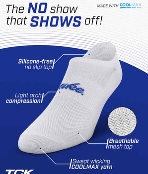 TCK socks Duke Blue Devils / One Size TCK Duke Blue Devils No Show Liner Socks (3-Pack)