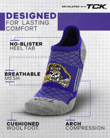 East Carolina Pirates No Show Tour Socks - Made in USA