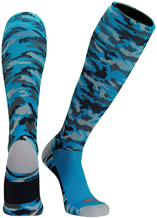 TCK socks Electric Blue / Small Elite Performance Camo Over The Calf Socks