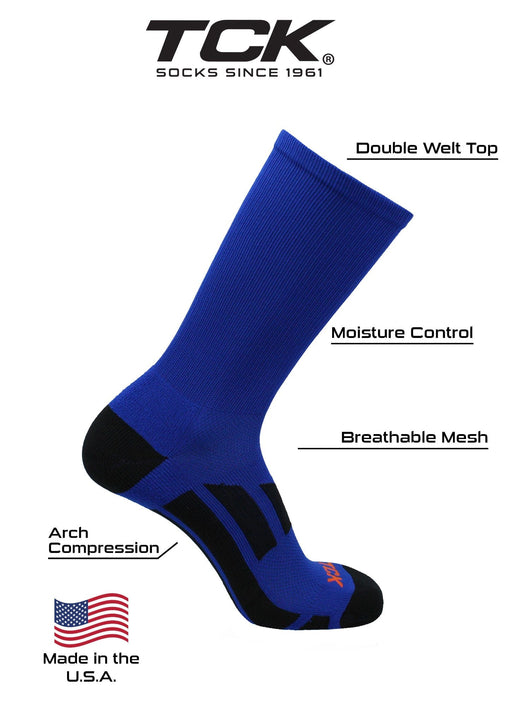 TCK socks Elite Performance 2.0 Crew Socks For Sports