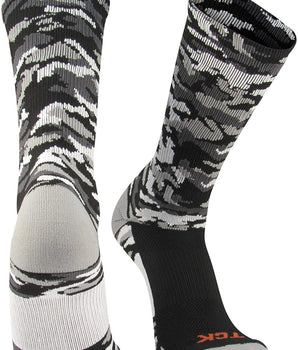 TCK socks Elite Woodland Camo Performance Crew Socks