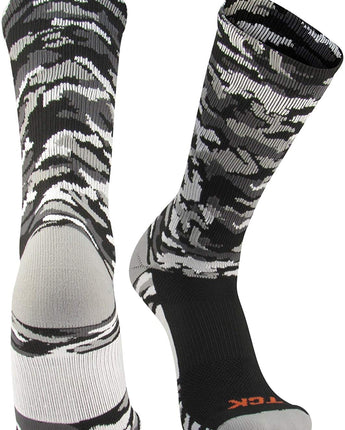TCK socks Elite Woodland Camo Performance Crew Socks