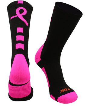 TCK socks Fastline Breast Cancer Awareness Crew Socks