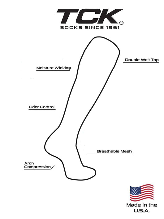 TCK socks Finale 3-Stripe Soccer Socks